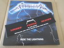 METALLICA -RIDE THE LIGHTNING- AWESOME RARE LIMITED EDITION PRESS LP VINYL X2 45
