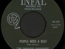 THE FABULOUS RAINDROPS People Need A Beat 45 Infal Rare Latin Psych Funk M-