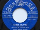MANITO JOHNSON & ARMANDO BOZA Samba Calypso / My Baby Likes Pachanga GRECHA 45