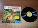 HAND SIGNED 1960s VG+ FESS PARKER Walt Disney's DAVY CROCKETT LP33