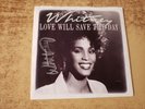AUTOGRAPHED VG++ SLEEVE ONLY 1980s Whitney Houston – Love Will Save The Day 45