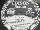 Edison Diamond Disc 52645: B.A.Rolfe Orch : Why Can't You/Little Pal