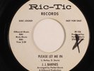 Northern Soul 45 J.J. BARNES Please Let Me In RIC-TIC VG++ promo HEAR b