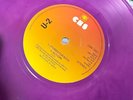 U2 -Three:Out Of Control- Very Rare CBS Marbeled Purple 7