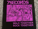7 Seconds, Walk Together Rock Together RENO NV PUNK w/ RARE OG Inserts 1985