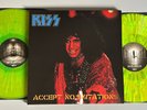 KISS Accept No Imitations 2LP Green Splatter Vinyl New  Asylum Tour
