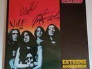 KREATOR EXTREME AGGRESSION FULLY SIGNED LP VINYL RECORD LP N 0129-1  GERMAN