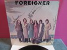 Foreigner lp autographed signed lou gramm mick jones vinyl record cold as ice
