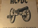 AC/DC For Those About To Rock Original 1981 Australian LP Vinyl Record W/ Insert