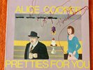 ALICE COOPER Pretties For You UNIQUE SIGNED & DATED LP Autographed