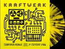 KRAFTWERK COMPUTER WORLD LIVE 1981 YELLOW/BLACK SPLATTER 500 ONLY HAND NUMBERED