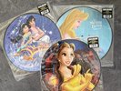 3 x DISNEY OST PICTURE DISCS VINYL SLEEPING BEAUTY,  ALADDIN, BEAUTY & THE BEAST