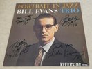 Bill Evans Trio - Portrait In Jazz - Riverside SMJ-6144 (Japan) - AUTOGRAPHED X4