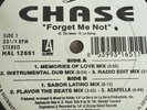 Chase - Forget Me Not 12” Vinyl Freestyle Record VG Condition Visible Scuffs