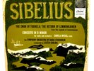 RARE Capitol UK EMI mono LP P 8327: Sibelius Violin CTO / CAMILLA WICKS VG+ VG++