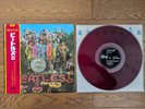 THE BEATLES SGT. Pepper's Lonely Hearts Club Band Japan LP OBI RED WAX OP-8163