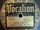 WALKER'S CORBIN RAMBLERS VOCALION 02719 COUNTRY 78 rpm E- *HEAR*