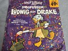 Rare Vinyl Record Walt Disney Professor Ludwig Von Drake - 1961 Vintage 45