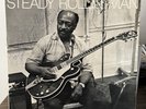 Robert Jr. Lockwood – Steady Rollin’ Man LP PROMO Signed Delmark Blues VG+