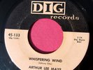 ARTHUR LEE MAYE - Whispering Wind / A Fool's Prayer - Doo-Wop 45 rpm Dig 133