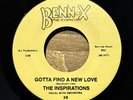 The Inspirations / Gotta Find A New Love - Vinyl 7” BR-X17 Philly Northern Soul