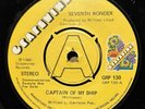 Rare SEVENTH WONDER Captain Of My Ship / Pharaoh 7” VINYL Single GRAPEVINE Soul