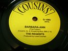 ROCK N ROLL 78 THE REGENTS-BARBARA ANN/I'M SO LONELY- COUSINS G-1065...NEAR MINT
