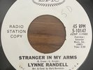 RARE NORTHERN SOUL Lynne Randell Stranger In My Arms EPIC Promo rare pic sleeve