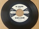 The Avalons 1958 DOO WOP 45 Hearts Desire / Ebbtide UNART DJ Original Mint- HEAR