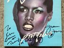 Grace Jones - PORTFOLIO - LP Autographed Copy - NM/NM - SIGNED