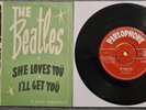 The Beatles she loves you 1963 Vg/Ex Norway 7