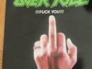 Overkill- Fuck You  Vinyl EP 1987 Release 12FLAG 104