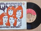 QUEEN Bohemian Rhapsody 7/45 1975 MADE IN PORTUGAL unique PS art VERY RARE