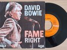 DAVID BOWIE Fame 7/45 1975 MADE IN PORTUGAL RCA UNIQUE SLEEVE VERY RARE