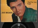 EP 1959 Elvis Presley JUST BECAUSE EPA 9656 s5 TRI BLACK DOT SLEEVE 1st ED VG