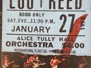 Lou Reed Live at Alice Tully Hall (Vinyl, 2 LP, Limited Edition, 2020) NM