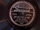 Bruns 8008 Billie Holiday w Teddy Wilson Band MY MAN  Jazz E  78rpm