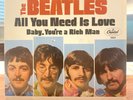 1967 THE BEATLES  ALL YOU NEED IS LOVE 45 & PICTURE SLEEVE VINYL 1967