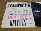 SXL 2298 Wbg Ed1 -ROSTROPOVICH -BRITTEN -BRITTEN / SCHUMANN / DEBUSSY - Ex+/Vg++