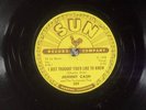 78 RPM -- Johnny Cash, Sun 309, 
