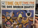 Dave Brubeck Quartet Time Out LP Record Album Vinyl 6 Eye Red Label