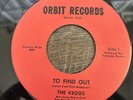 THE KEGGS- To Find Out/Girl MICHIGAN GARAGE Punk 45 repro Like New