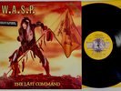 W.A.S.P. The Last Command LP Promo w/ Warning sticker