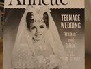 Annette Funicello TEENAGE WEDDING Disney ORIGINAL 45 w/PS BUENA VISTA F-414 RARE