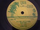 ALTON ELLIS/SKINHEAD REGGAE/LORD KOOS 45/TOO LATE TO TURN BACK NOW
