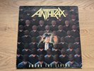 ANTHRAX - AMONG THE LIVING (UK 1987 RELEASE - ORIGINAL INNER SLEEVE - GD)