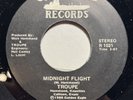 Metal/hard Rock 45 Rpm Troupe On Golden Eagle “Midnight Flight/Walkin The Line”