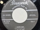45  Rpm Ep Buddy Holly And The Crickets On Brunswick