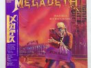 MEGADETH PEACE SELLS BUT WHO'S BUYING CAPITOL ECS81773 Japan OBI INSERT VINYL LP