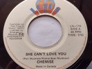 CANADA  Ex CHEMISE She Can't Love You 1982 MODERN FUNK SOUL BOOGIE 45